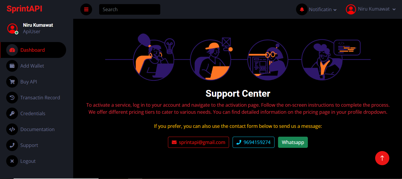 Verification API Admin Panel